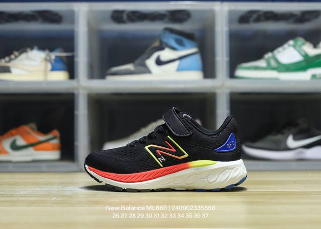 New Balance 新百伦 童鞋 采用透气网眼织物拼接纤维皮鞋面，T-Beam大底提供足步弓支撑，保持步态稳定小红书韩风穿搭爆款，Nb新百伦new Bala