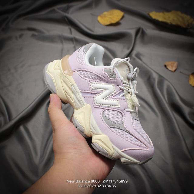 New Balance 新百伦 9060系列 童鞋版本上线,潮爹潮妈追寻的单品全新nb新百伦new Balance 9060 Driftwood Castler