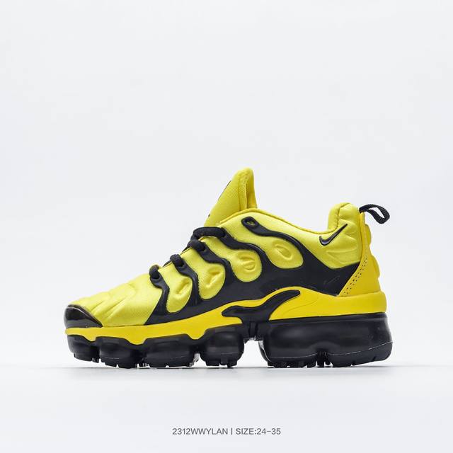 集 童鞋系列 耐克nike Air Vapormax Plustm蒸汽大气垫百搭休闲运动慢跑鞋 924453 017 码数：24 25 26 27 28 29