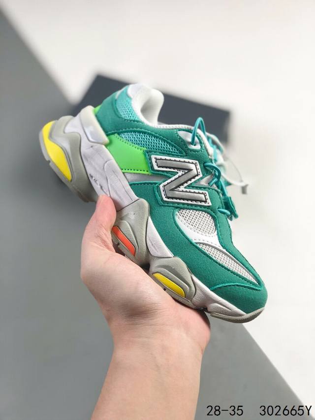 New Balance 新百伦 公司级 9060系列 童鞋版本上线,潮爹潮妈追寻的单品全新nb新百伦new Balance 9060 Driftwood Cas