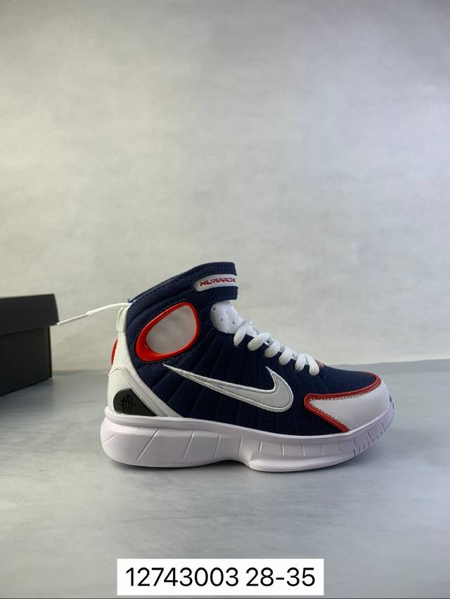 童鞋nike Air Zoom Huarache 2K4 魔术贴高帮复古篮球鞋 公司级首发采用魔术贴的设计 带来更佳的包裹感受缓震材料中底 打造出众回弹体验带来